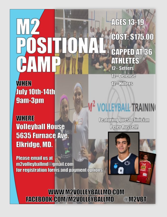 Positional Camp Flyer